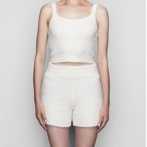 Skins Cozy Knit Tank/Shorts (Small-Bone)